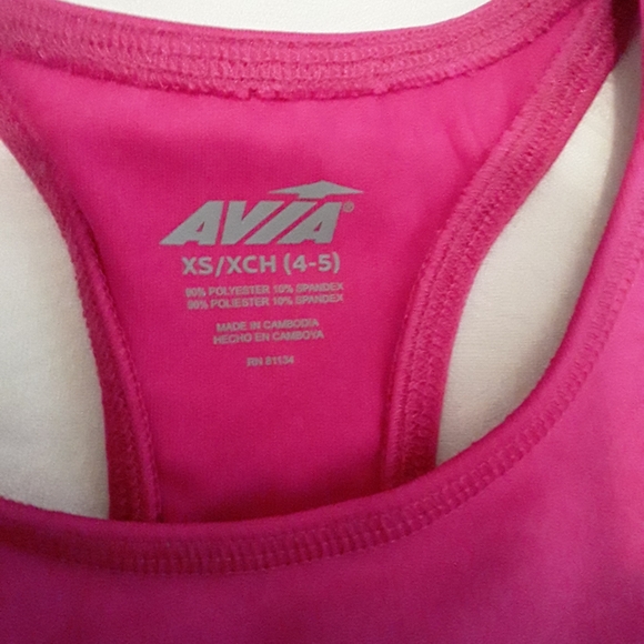 ❤Avia Racerback Gym/Dance Tops Lot Size XS (4-5) - Picture 5 of 7